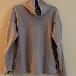 Apana Lavender High Neck Sweatshirt